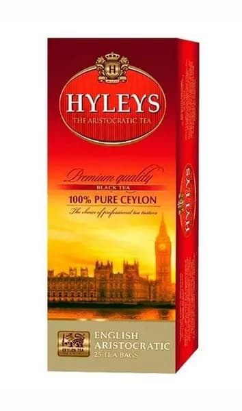 HYLEYS Чай в пакетиках черный Английский, Аристократический, 25 пакетиков //