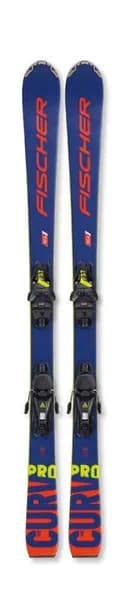 Fischer Детские с креплением THE CURV PRO JRS+FS4 GW CA JRS (110см) RED Горные лыжи, ростовка: 110 см