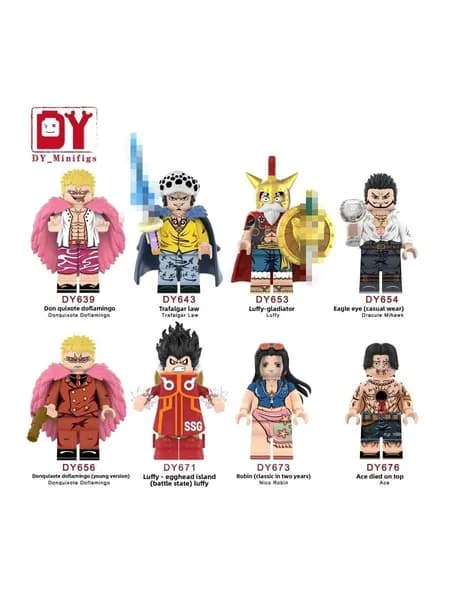 конструктор из пластика one piece creative для детей и любителей стиль д