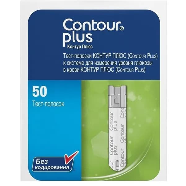 Тест-полоски Контур Плюс (Contour Plus) №50
