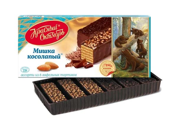 Вафельный торт Мишка косолапый, 220 г