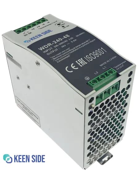 Источники питания на DIN рейку WDR-240-48 AC-DC, 48В, 5А, 240Вт