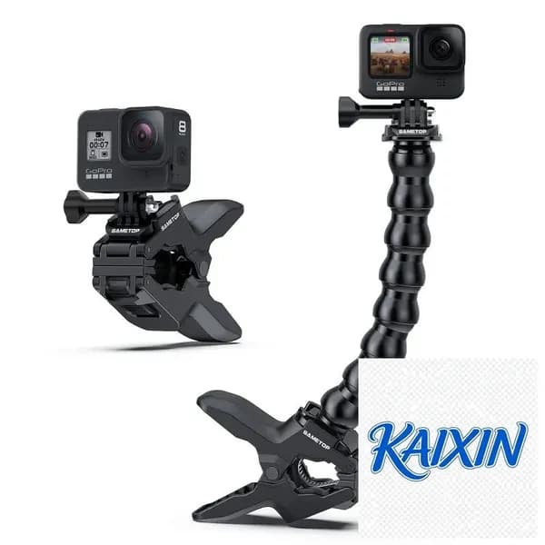 Универсальное крепление Came Jaws Flex с регулируемой гибкой штангой для камер GoPro Hero 11 10 9 Fusion DJ Osmo и других моделей