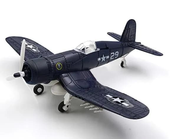 Сборная модель палубного истребителя Чанс-Воут F4U Корсар 1:48 ВВС США Синий