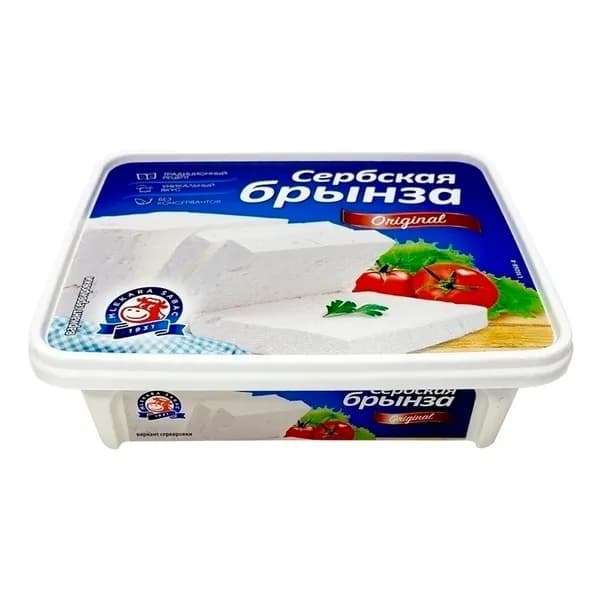 Сыр мягкий Mlekara Sabac Сербская Брынза 40% 200 г
