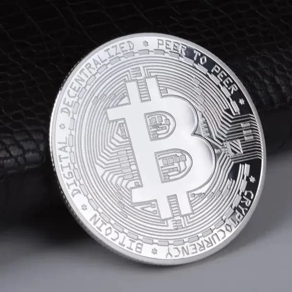 Позолоченная монета Биткоин, коллекционная художественная коллекция, подарок, физическая памятная криптовалюта Casascius, металлическая Античная имитация