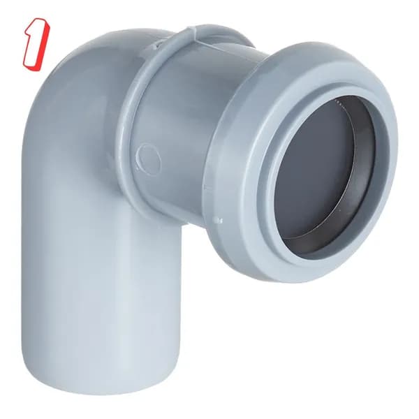 Отвод Valfex d32 мм 87 пластиковый для внутренней канализации, 0 кг, (набор из 1 шт)