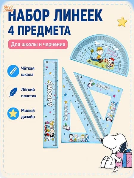 Набор линеек школьный
