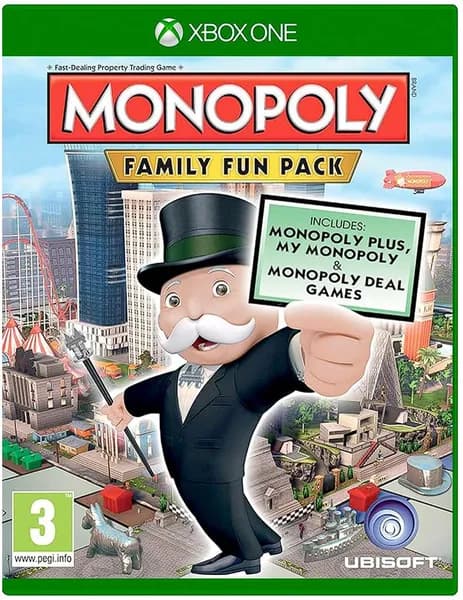 Игра Xbox ONE / Series X Monopoly Family Fun Pack (Диск) (Xbox Series, Xbox One, Русская версия)