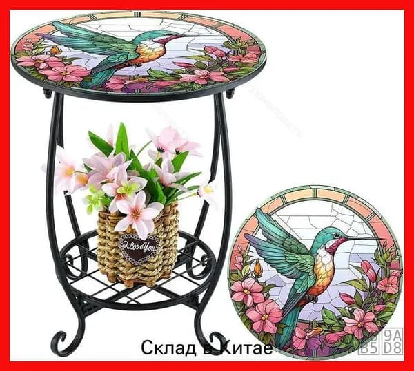 Садовый стол,Металл 35х30х43 см