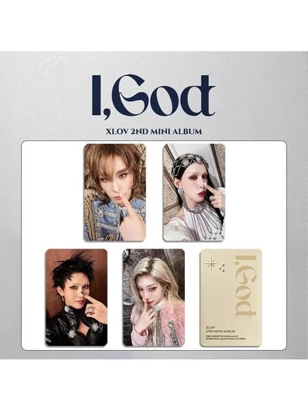 Фотокарточки I GOD Коллекционные карты Подарок для фаната K-pop XLOV карточки