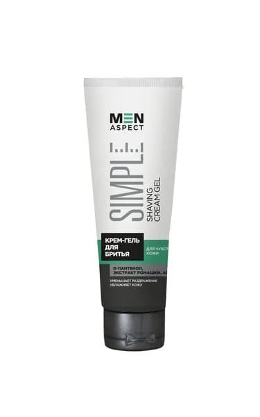 Modum Крем для бритья MEN ASPECT SIMPLE Гель для чувствительной кожи 75г