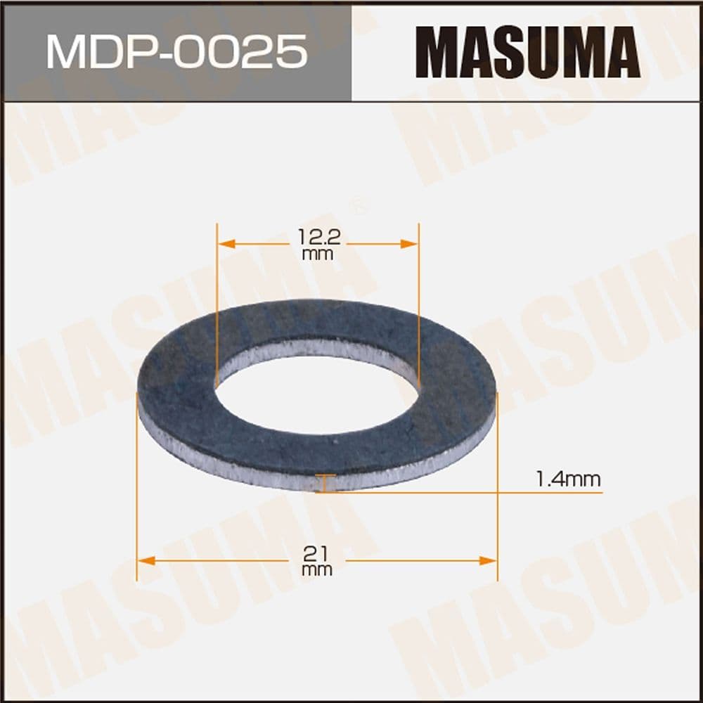 Шайба сливного болта 12.2X21X1.4 Toyota/Lexus/Subaru/Scion MDP-0025 MASUMA