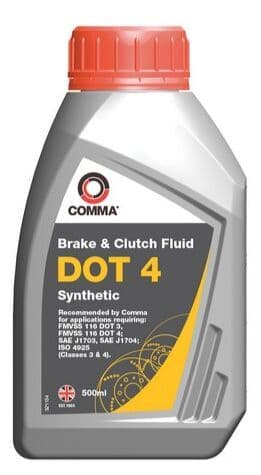 Жидкость Тормозная Comma Dot 4 0.5Л. (Comma BF4500M)