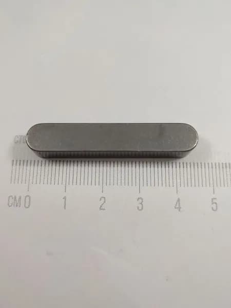 Шпонка 8x7x45 ГОСТ 23360-78 (DIN 6885), сталь, 1 шт