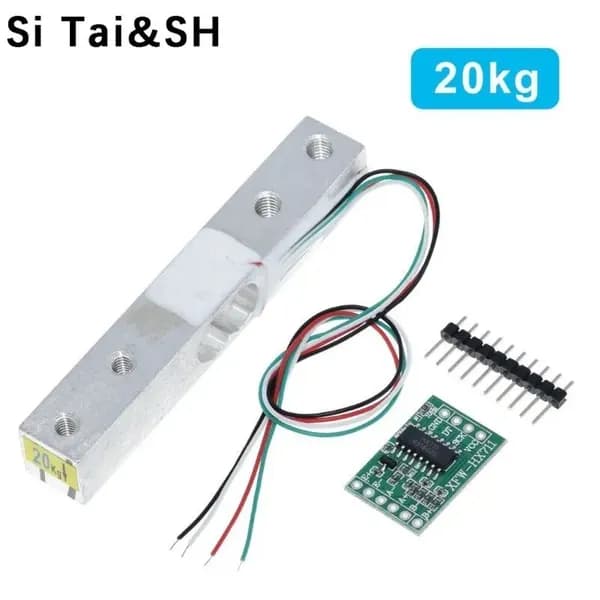 Тензодатчик 1 КГ, 5 кг, 10 кг, 20 кг, Модульный датчик веса HX711 AD, Электронные весы, Датчик давления взвешивания из алюминиевого сплава