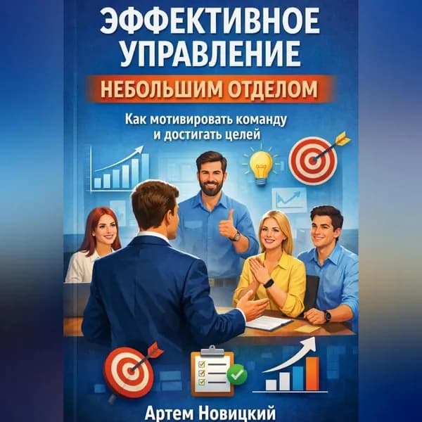 Эффективное управление небольшим отделом. Как мотивировать команду и достигать целей | Артем Новицкий | Электронная аудиокнига