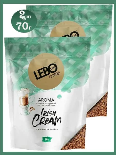Lebo Кофе растворимый Сублимированный 140г. 2шт.