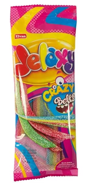 Жев. мармелад Jelaxy Crazy Belts 120 гр.
