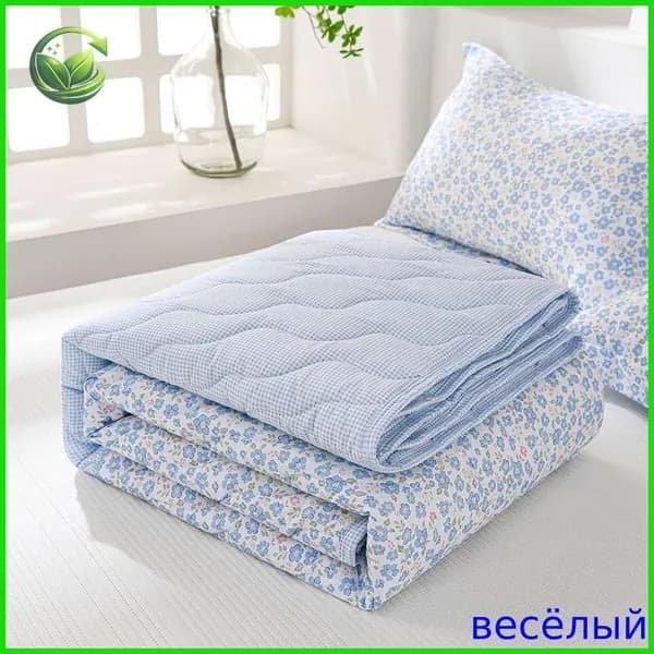 Одеяло Семейный 150x200 см, Летнее, с наполнителем Волокно, Файбер