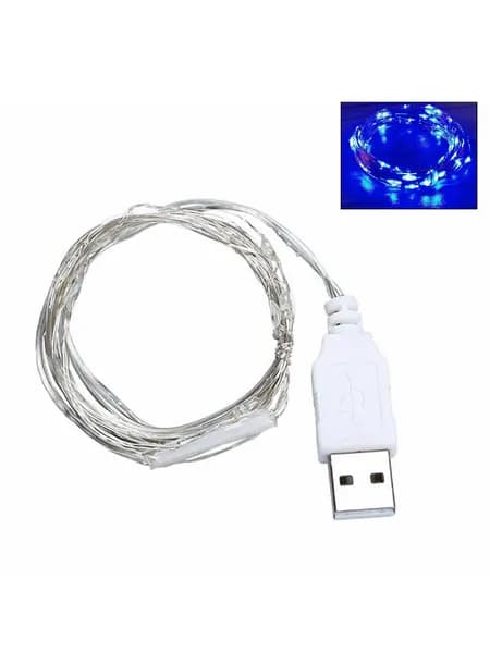 1 аксессуары для эпоксидных форм diy usb light string длиной 3 метра с 30 лампочками-синий