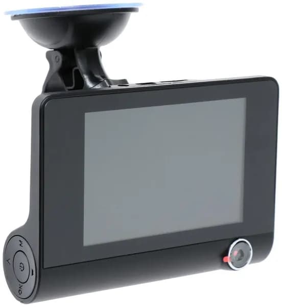 Двухкамераный видеорегистратор FHD 1080P с экраном 4"