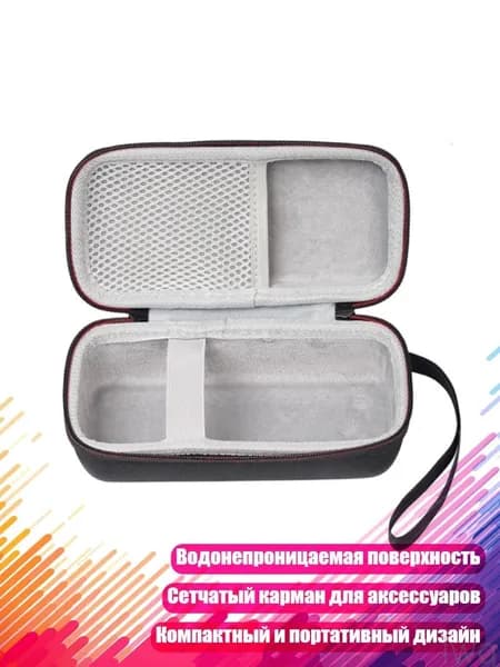 Защитный чехол из EVA для PowerBank 20000mAh 165W с сетчатым карманом ударопрочный и водонепроницаемый