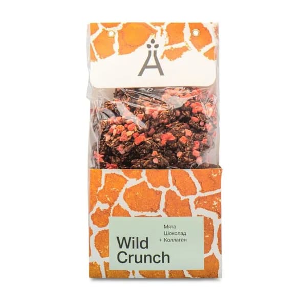 Гранола хрустящая Wild Crunch, Мята и Шоколад от Елены Наумовой, 260 г, Москва - 1 шт.