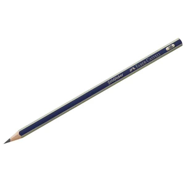 Карандаш Faber-Castell "Goldfaber", твердость 3B (3 мягкий), чернографитный, заточенный, шестигранный
