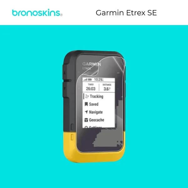 Глянцевая защитная бронированная пленка на Garmin Etrex SE