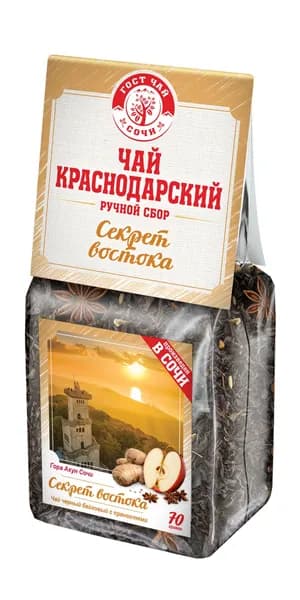 Краснодарский чай Ручной сбор 70г черный Секрет Востока