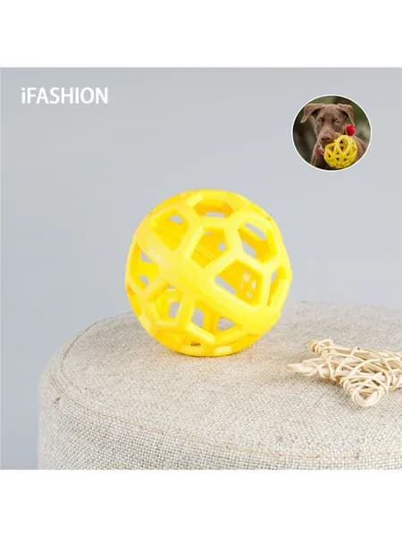 iFASHION Сетчатый резиновый мяч для средних и крупных собак и щенков / диаметр 9 см / игрушка для животных