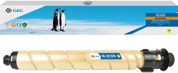 Картридж для принтера лазерный для Ricoh MP C2003/C2004/C2503/C2504, G&G GG-841926 841919/841926 желтый (9500стр.) с чипом (GG-841926)