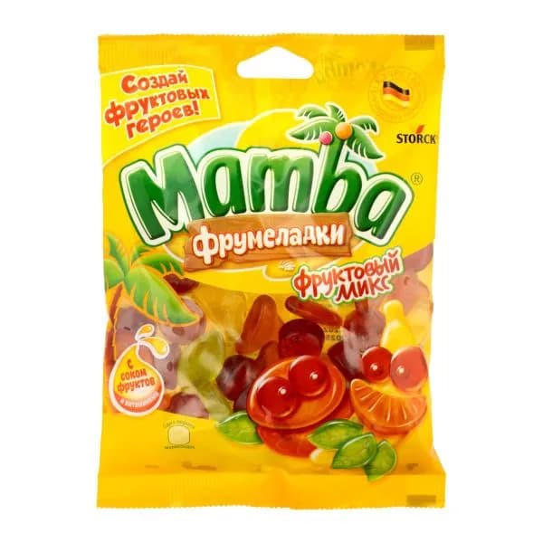 Мармелад фруктовый микс Mamba 140г