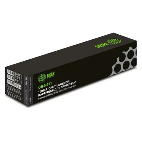 Тонер-картридж CACTUS CS-P411, PANASONIC KX-MB1900/2000/2020/2030, 2000 стр., черный (CS-P411)