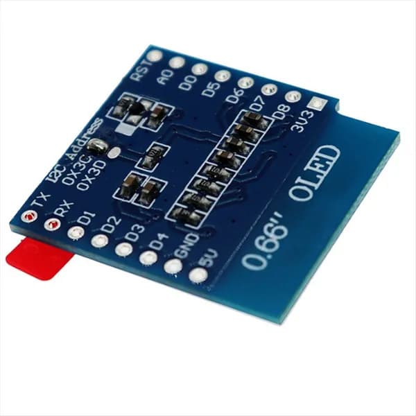Белый OLED-дисплей 0,66 дюйма, 64x48, 16-контактный SSD1306-накопитель, экран без платы.