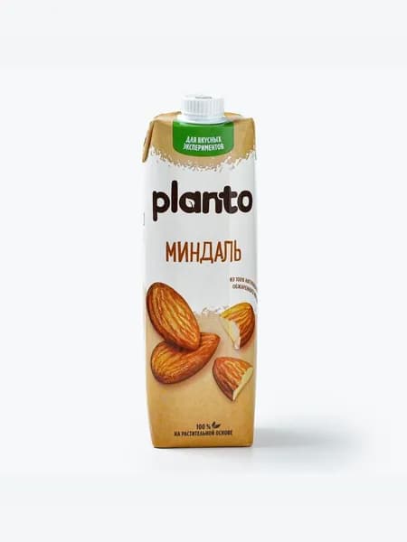 Растительный напиток миндальный 1,2% 1 л, Planto