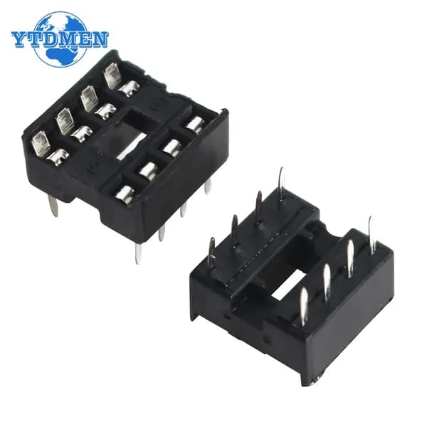 20 шт. адаптер для чипового сокета, припой для DIY, сокет 8pin, сиденье для ИС DIP набор