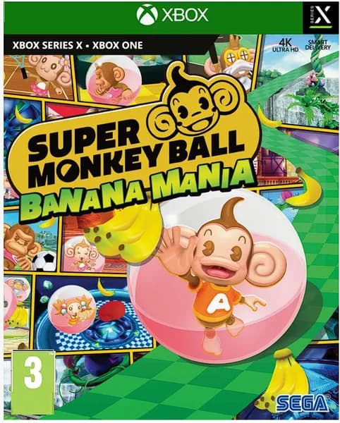 Игра Xbox ONE / Series X Super Monkey Ball: Banana Mania (Диск) (Xbox Series, Xbox One, Английская версия)