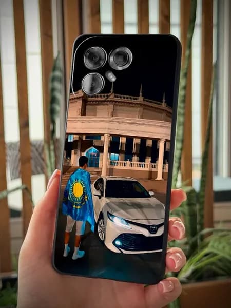 Чехол на Tecno Pova 7 с принтом Camry Казахстан