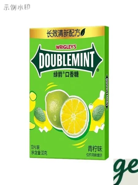 Жевательная резинка Wrigleys Spearmint, вкус Лайм и Мята, 12 подушечек, для свежего дыхания