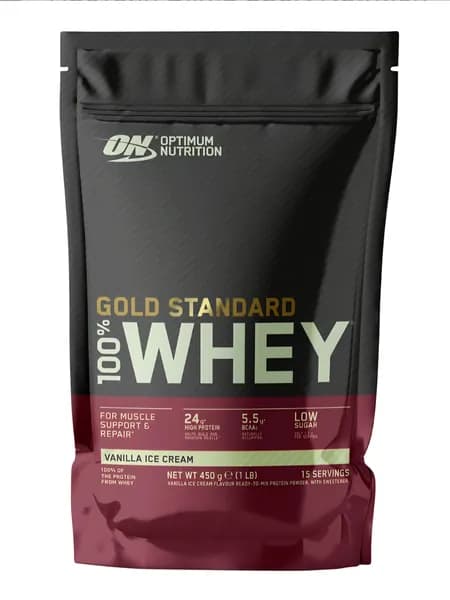 Протеин Optimum Nutrition 100% Whey Gold Standard 450 грамм, ванилин