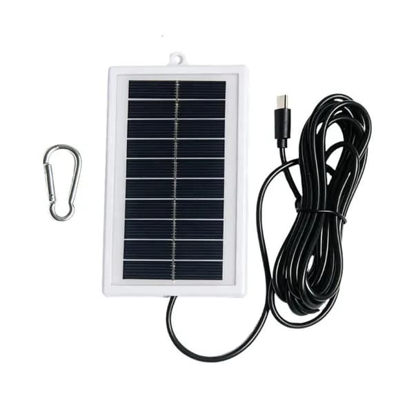 Солнечная панель 1W 5V с кабелем Type C 300см