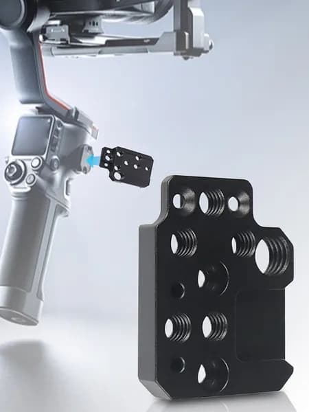 Расширительная плата для стабилизаторов DJI Ronin RS3/RS2/RSC2/SC/S с креплением холодная, башмак и резьбовыми отверстиями