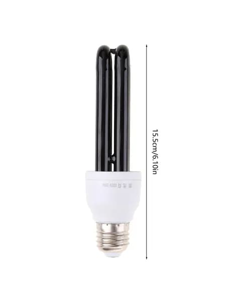 (1шт) Ультрафиолетовая лампа-ловушка для насекомых 220V UV E27 U-образной формы мощностью 20 Вт