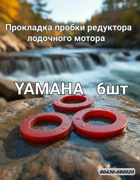 Прокладка пробки редуктора лодочного мотора 6шт.