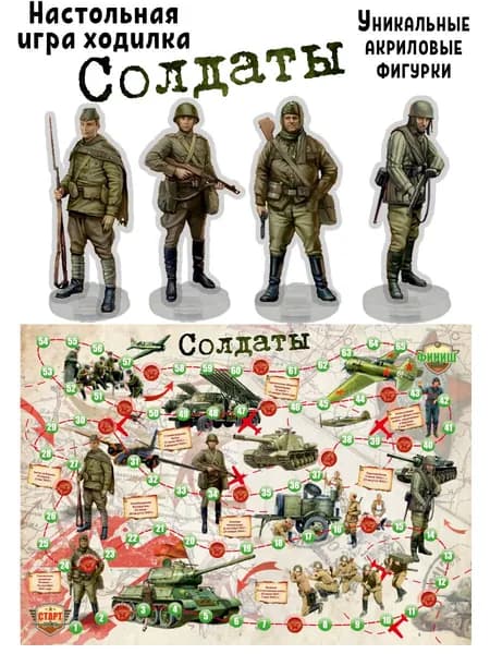 Настольная игра Солдаты