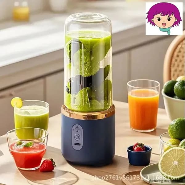 Соковыжималка электрическая для цитрусовых LANSE-CF-DQZZJ-001, синий, белый