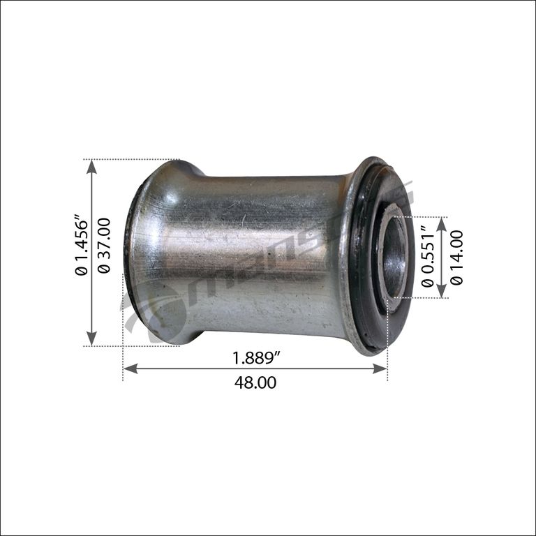 Сайлентблок замка кабины низ для МАН F90, F2000, TGL, TGM, TGA, TGS, TGX арт 400580 MANSONS