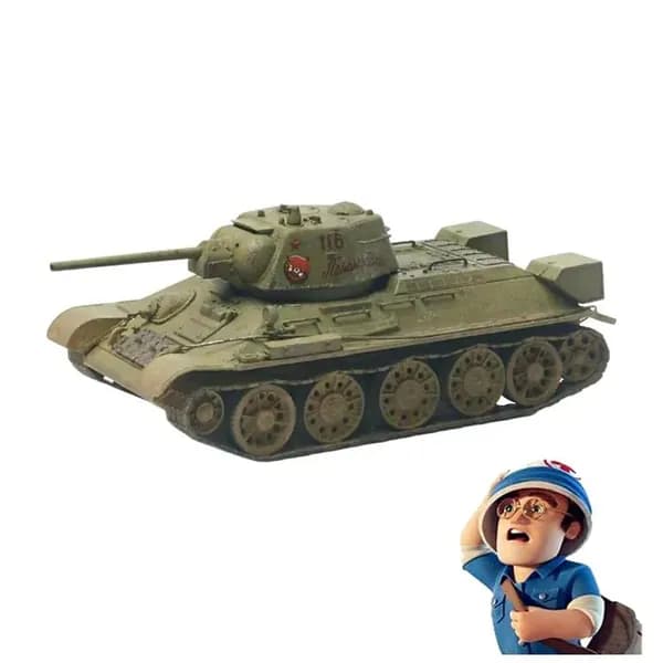 Модель танка 1/72, быстросборная, развивающая, обучающая, симулятор, модель бронетехники из ПП, 9 см